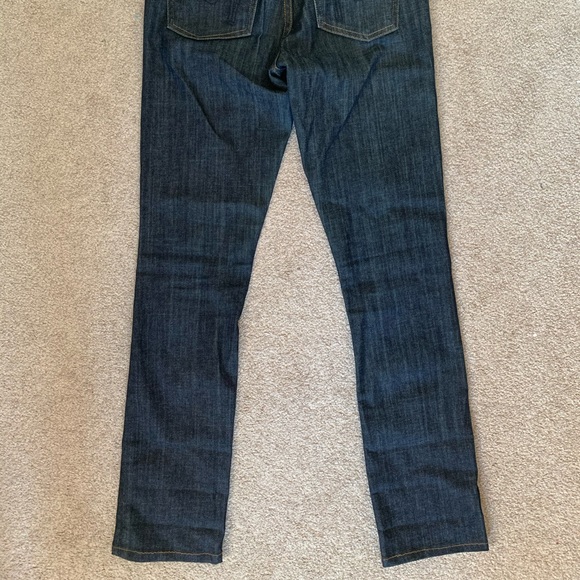 Citizens of Humanity Blue Mid Rise Straight Jeans - Picture 2 of 4